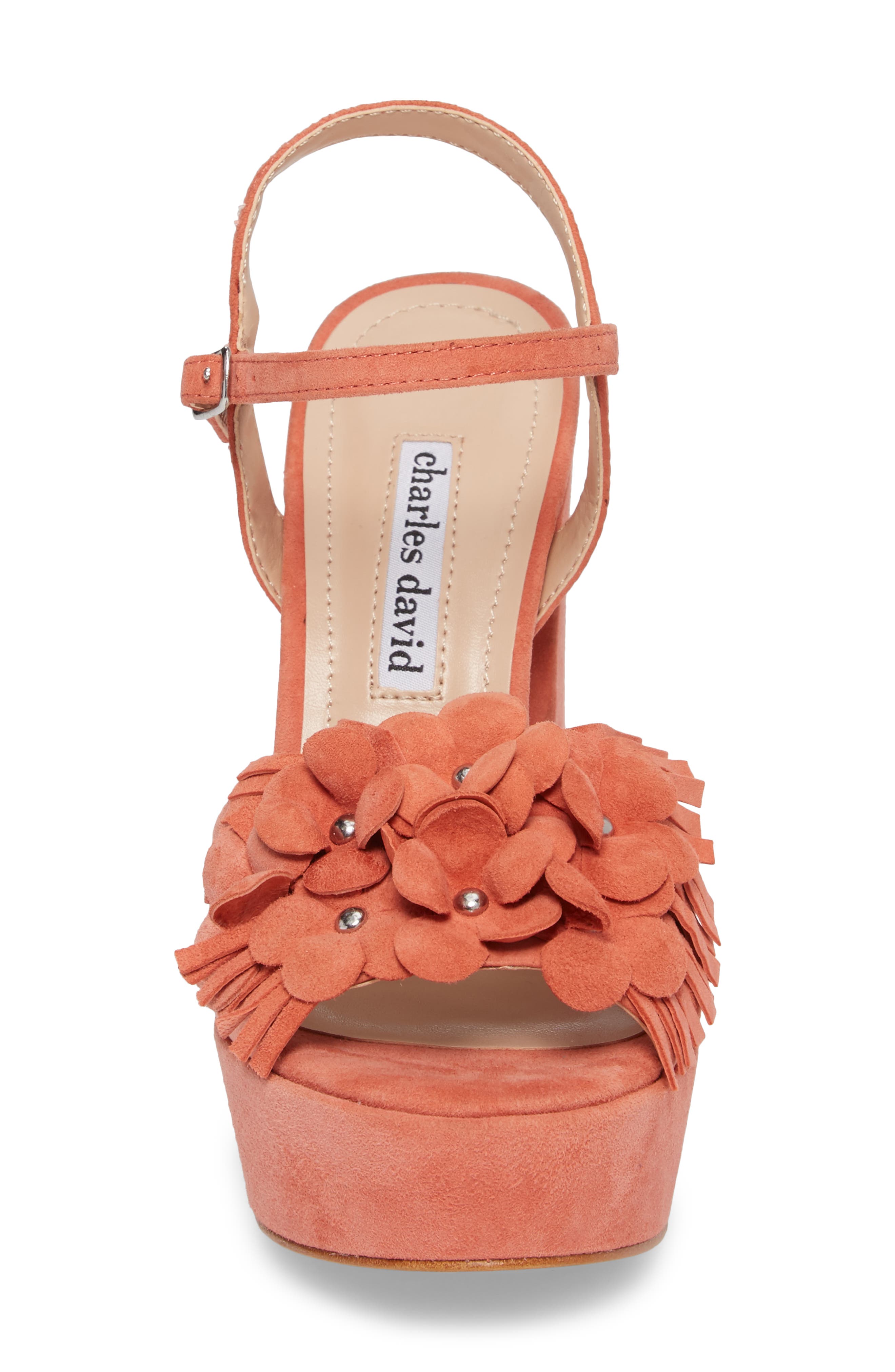 Royale Sandal, Alternate, color, CORAL SUEDE