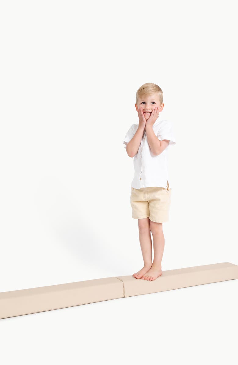 GATHRE Faux Leather Balance Beam, Alternate, color, Millet