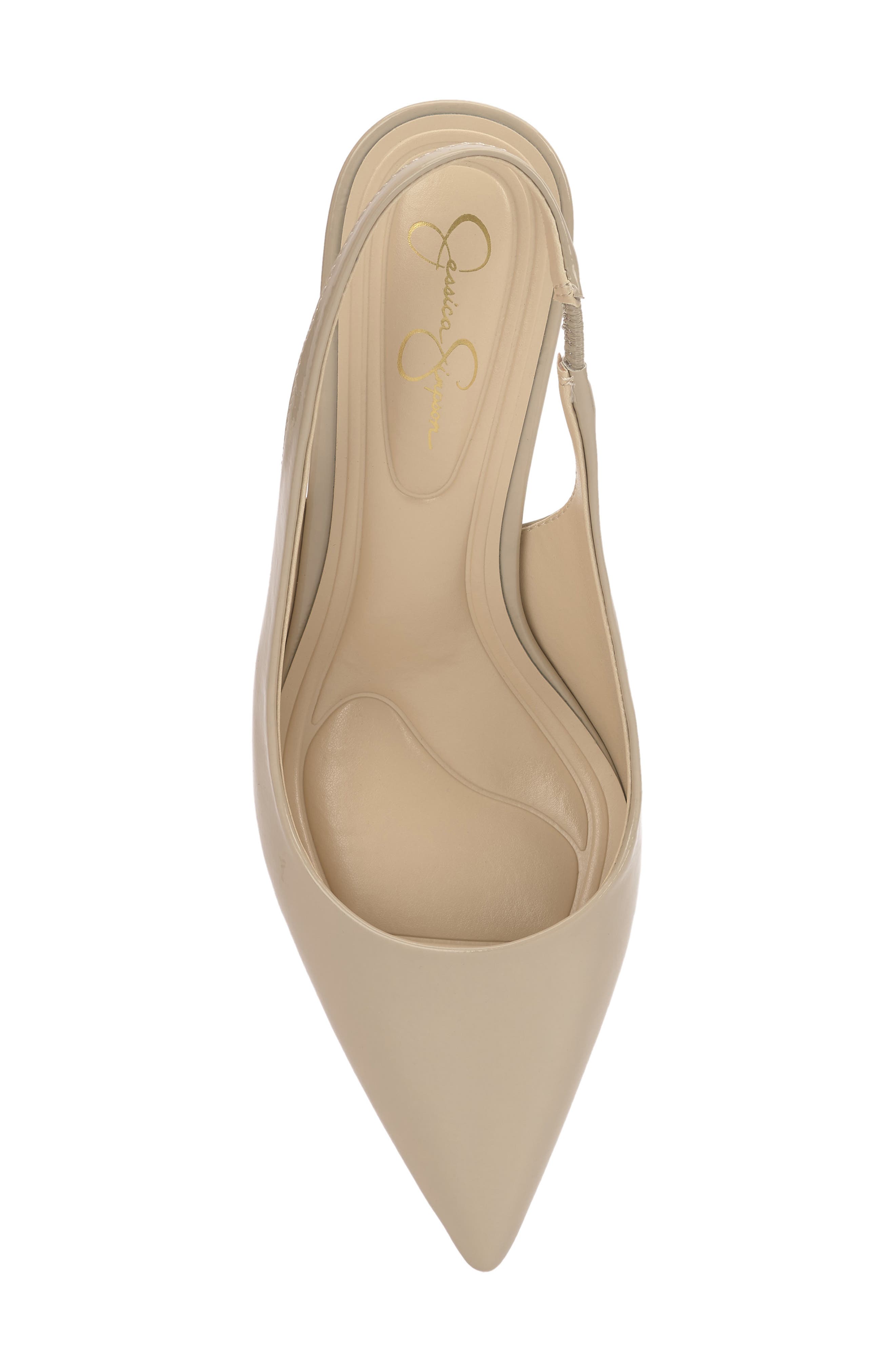 Jessica Simpson Souli Slingback Pointed Toe Pump, Alternate, color, Stormy Grey