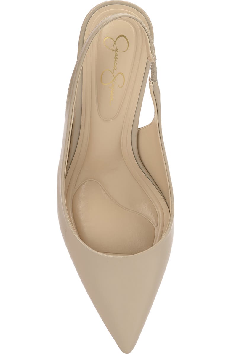 Jessica Simpson Souli Slingback Pointed Toe Pump, Alternate, color, Stormy Grey