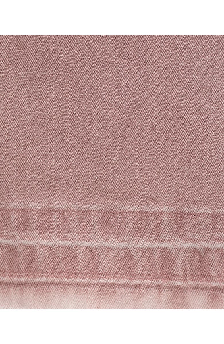 MANGO TEEN Twist Seam Mid Rise Flare Jeans, Alternate, color, Pastel Pink