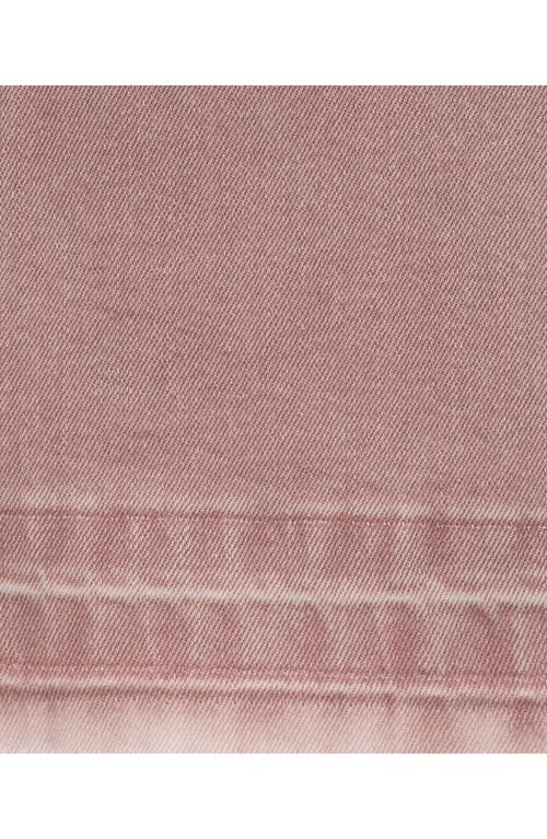 Mango Teen Twist Seam Mid Rise Flare Jeans In Pink