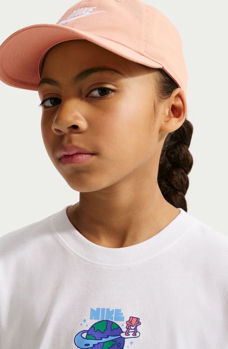 Nike Kids' Graphic T-Shirt, Alternate, color, White