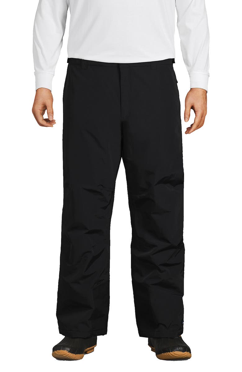 Lands' End Squall Waterproof Insulated Snow Pants, Main, color, Black