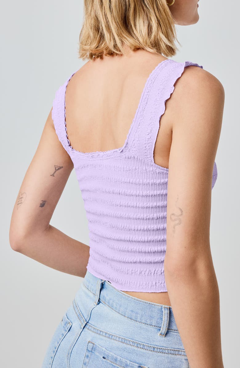 Florence by Mills Lettuce Edge Tank, Alternate, color, Millie Lavender