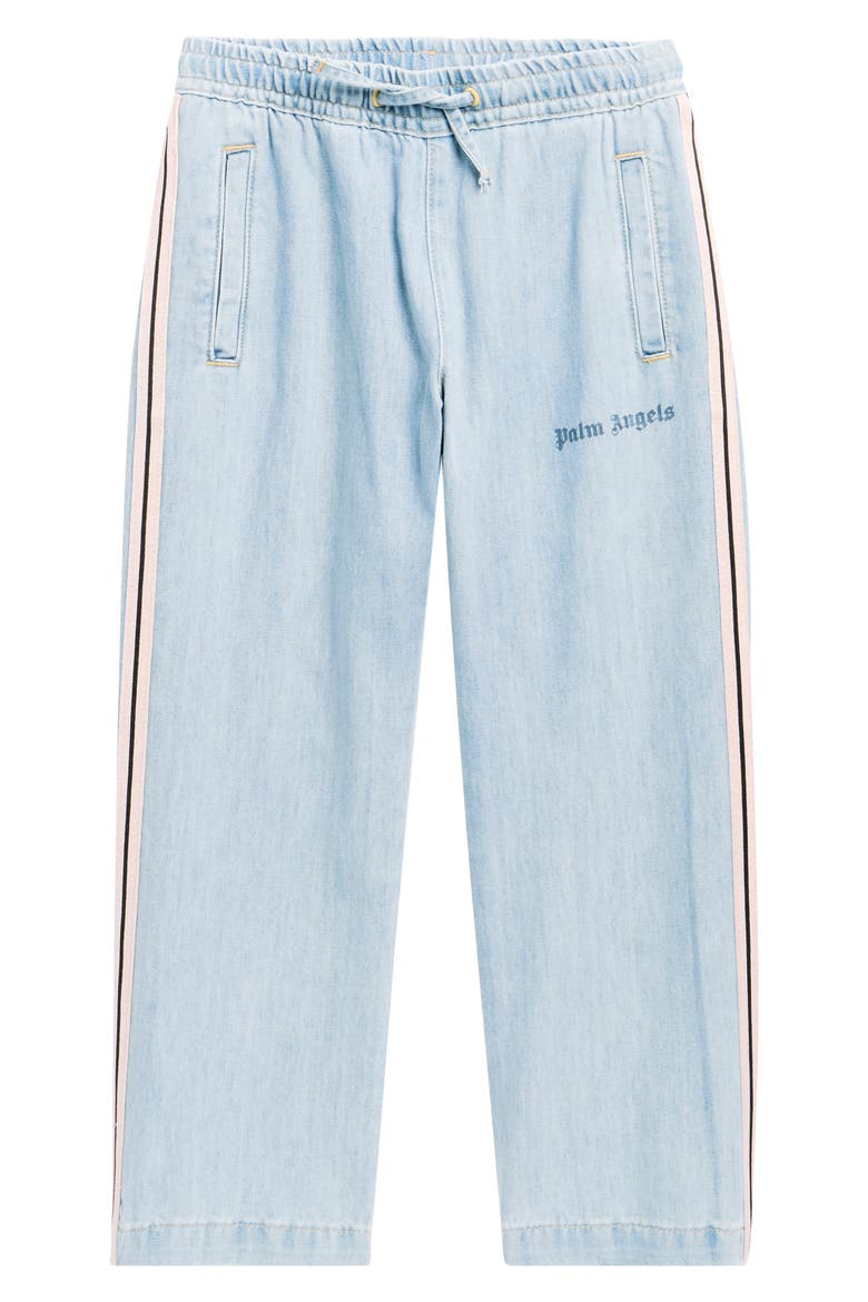Track Chambray Pants, Main, color, BLUE/ BLUE