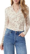 Scotch & Soda Split Neck Long Sleeve Top