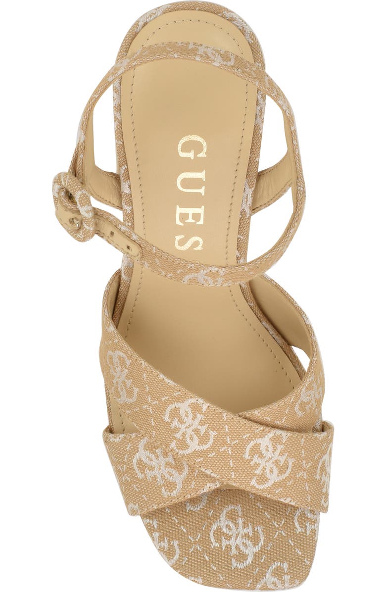 GUESS Vallenn Ankle Strap Platform Sandal, Alternate, color,