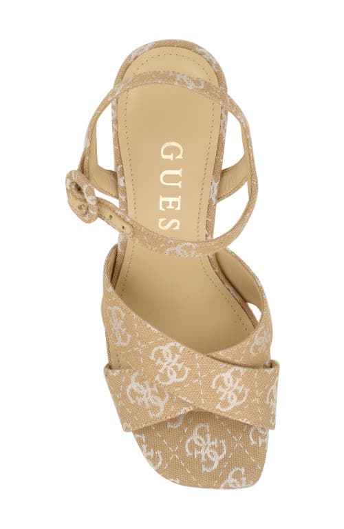 GUESS GUESS VALLENN ANKLE STRAP PLATFORM SANDAL