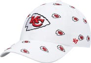 '47 Women's '47 White Kansas City Chiefs Confetti Clean Up Adjustable Hat