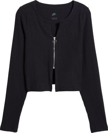 Nike Sportswear Chill Knit Rib Zip Cardigan | Nordstrom Nike Sportswear Chill Knit Rib Zip Cardigan | Nordstrom
