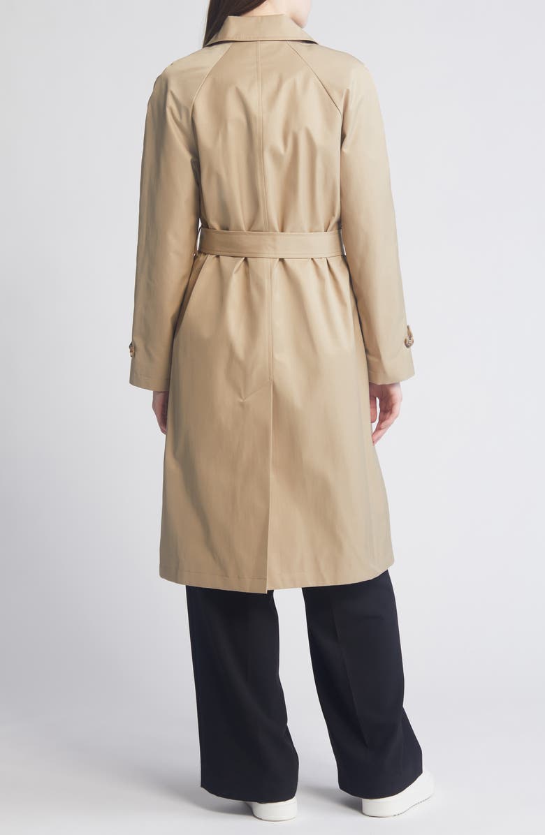 Lauren Ralph Lauren Water Resistant Belted Single Breasted Trench Coat, Alternate, color,
