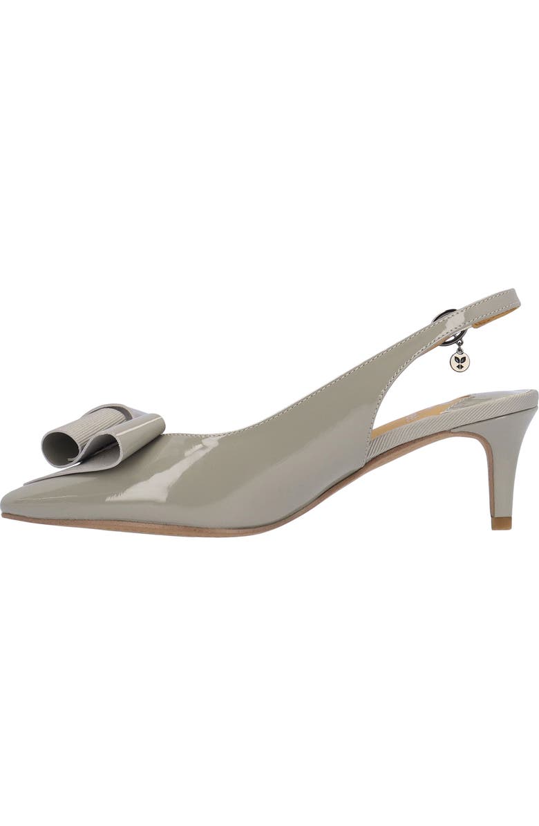 J. Reneé Delara Pointed Toe Slingback Pump, Alternate, color, Dark Grey