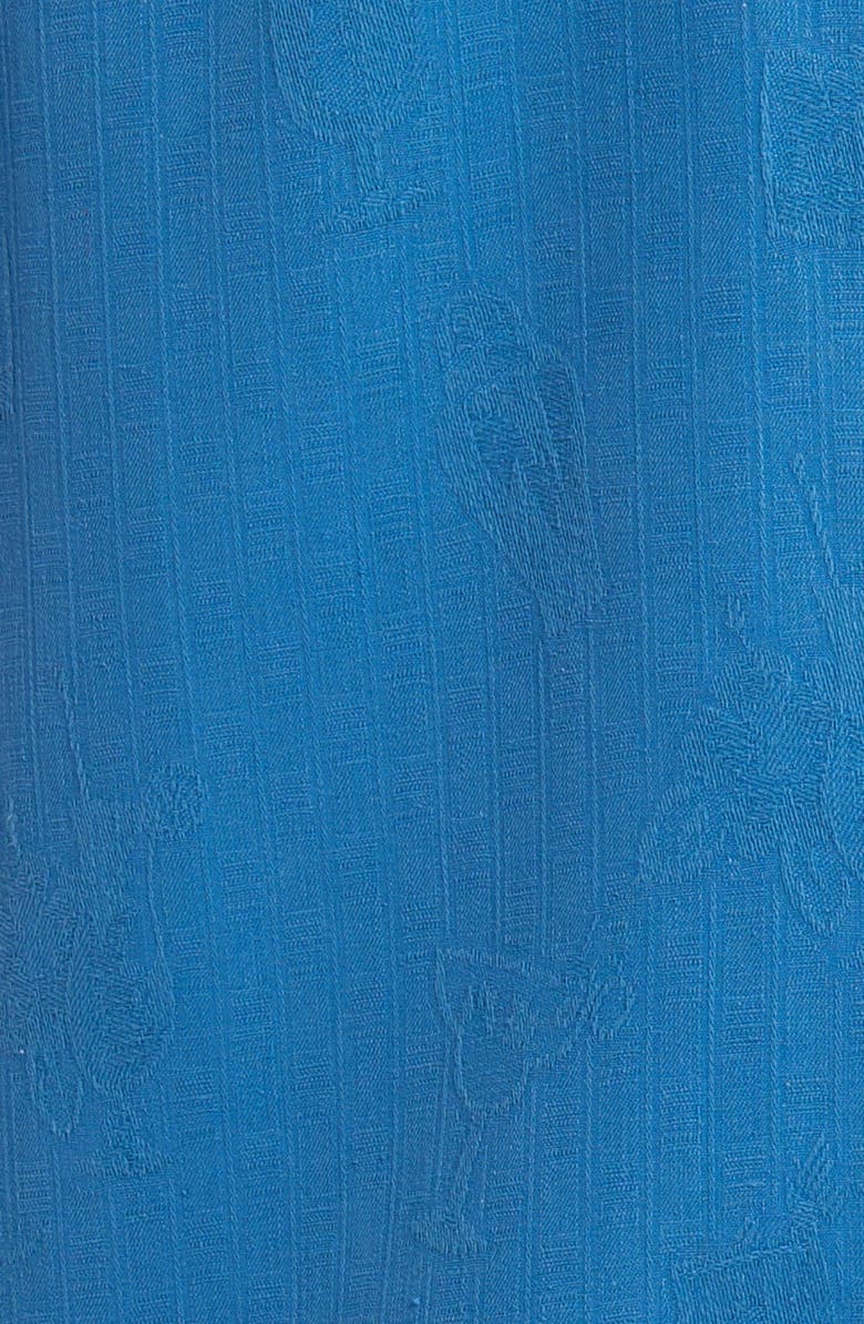 Tommy Bahama Whiskey Business Short Sleeve Silk Jacquard Button-Up Shirt, Alternate, color, 