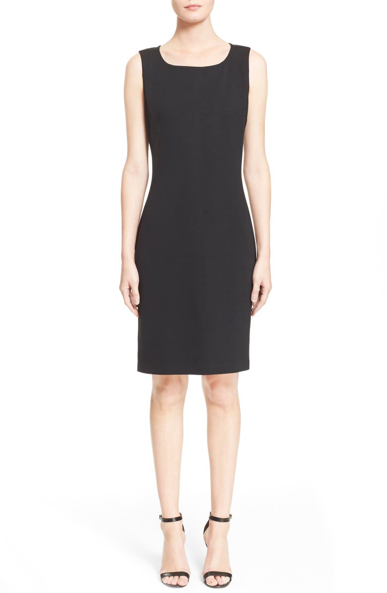 St. John Collection Milano Knit Sheath Dress, Main, color, 