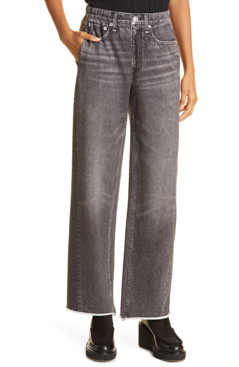 rag & bone Miramar Wide Leg Pants, Main, color, 