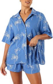 Petal & Pup Amira Short Sleeve Button-Up Shirt