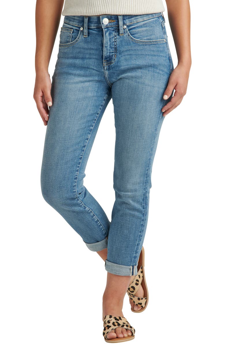 JAG Jeans Carter High Waist Girlfriend Jeans, Main, color, 