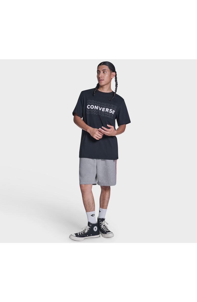 Converse Outlines T-Shirt, Alternate, color, Converse Black