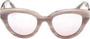 Max Mara Glimpse 50mm Polarized Cat Eye Sunglasses