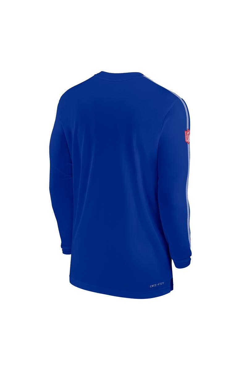 Nike Men's Nike Royal Buffalo Bills Sideline Coach UV Performance Long Sleeve T-Shirt, Alternate, color, Royal