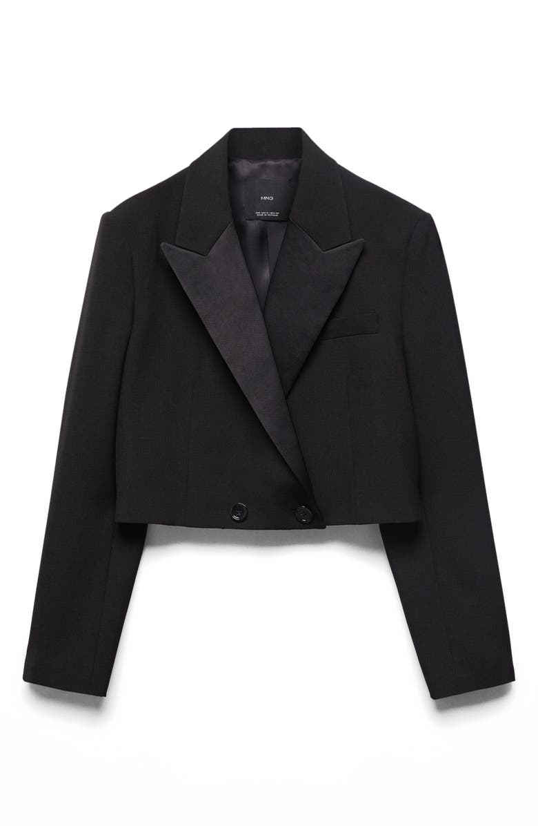 MANGO Crop Blazer, Main, color, 