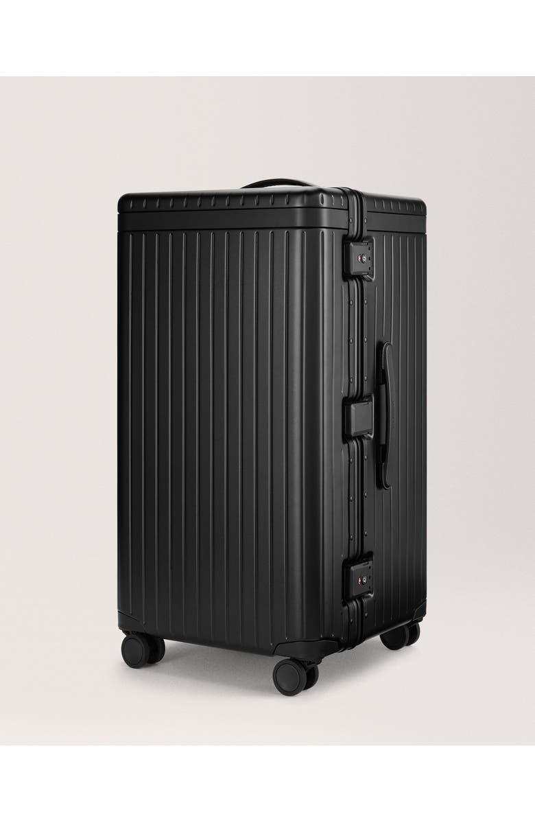 Carl Friedrik The Trunk Suitcase, Alternate, color, Black / Black