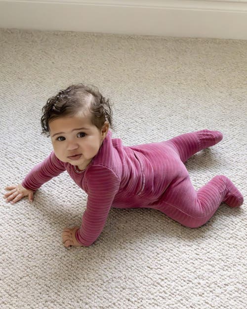 Minimoi Cotton-rich Drop-needle Footie In Multi