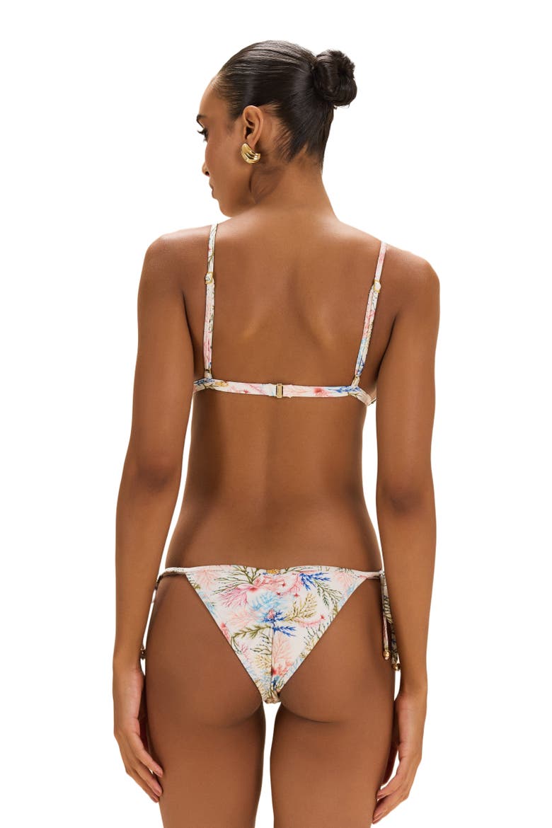 Seaweed String Bikini Bottom, Alternate, color, PINK