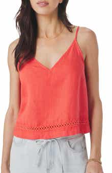 Stella Linen Tie Back Top