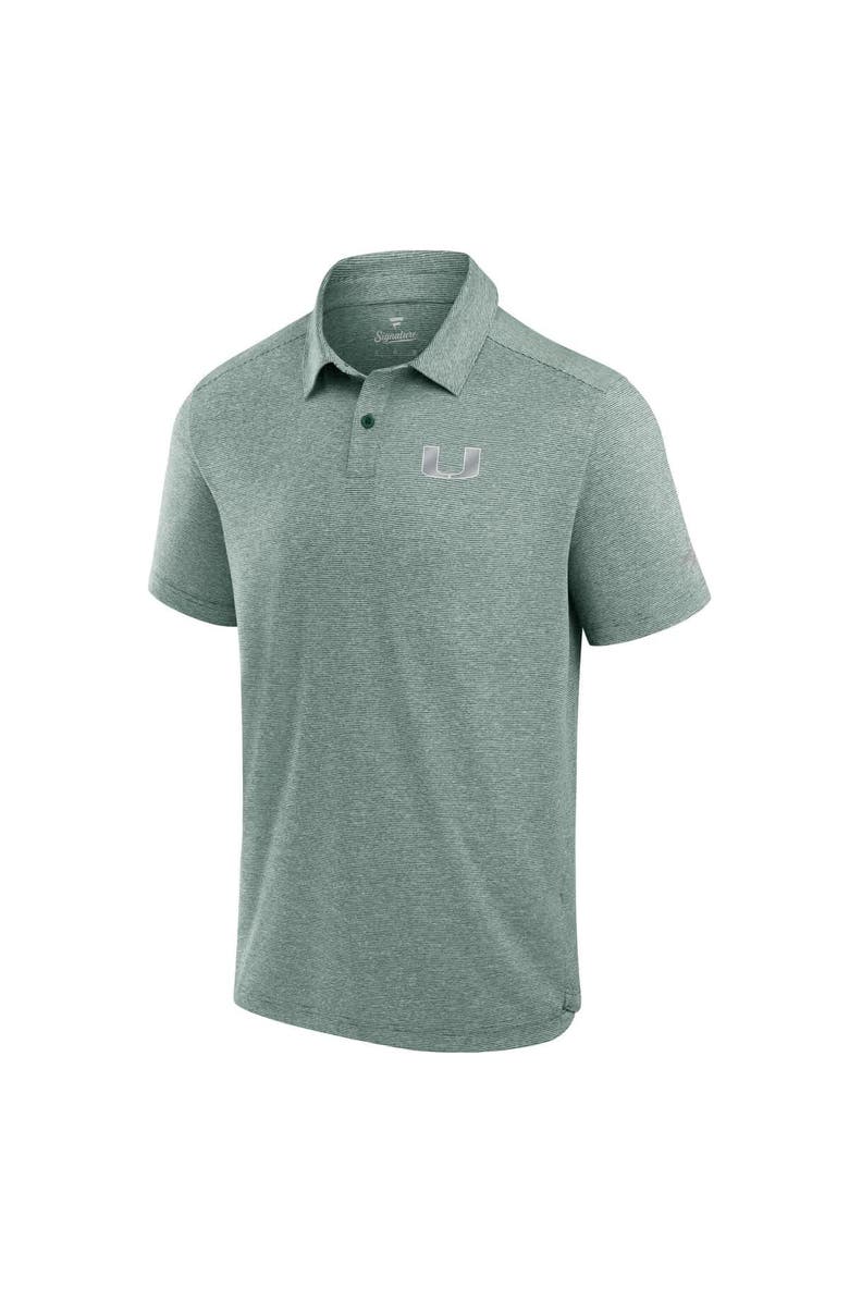 FANATICS Men's Fanatics Green Miami Hurricanes Performance Polo, Alternate, color, Green
