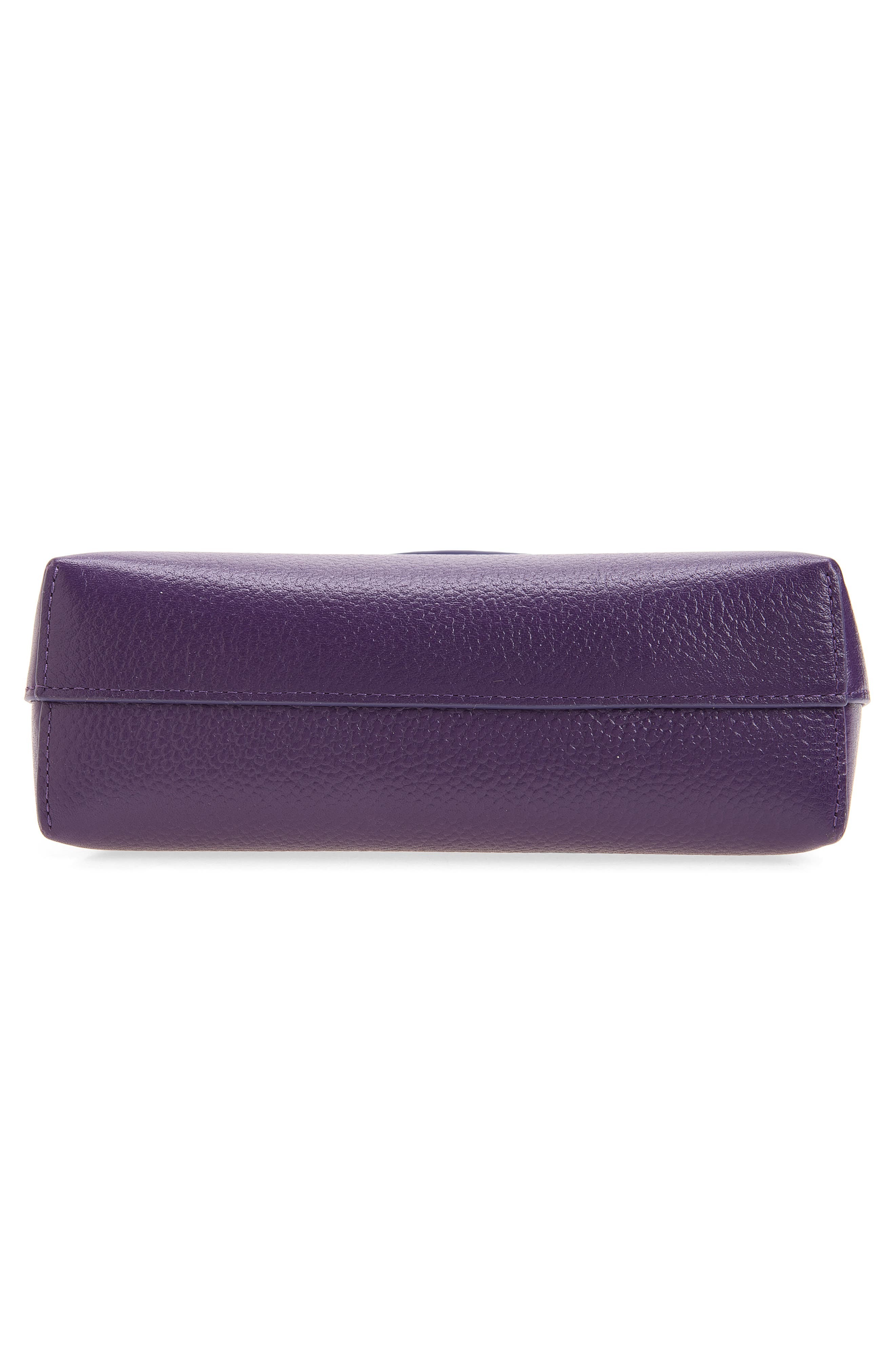 Darley Leather Cosmetics Pouch, Alternate, color, AMETHYST