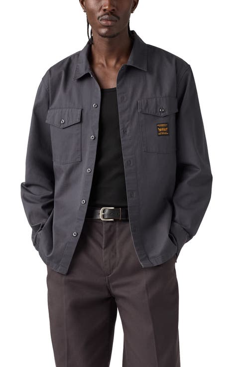 Long Sleeve Worker Button Up Shirt