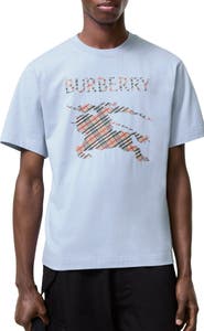 Burberry Cross Stitch Knight Cotton T-shirt