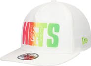 New Era Men's New Era White New York Mets Spring Spectrum Golfer Snapback Hat