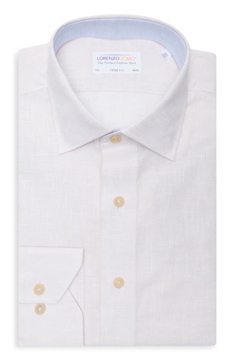 Trim Fit Cotton Dress Shirt