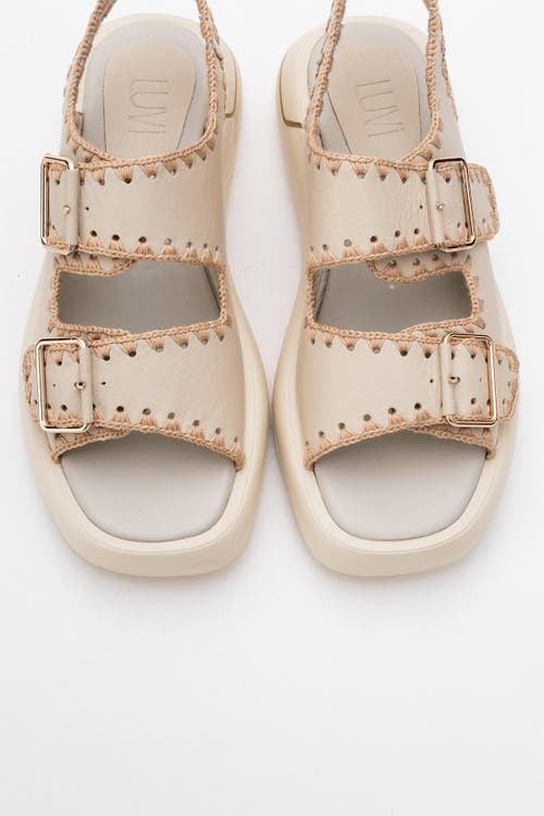 Forever & Always Shoes Douro Braided Rope Strap Leather Sandal
