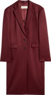 Dries Van Noten Raftan Wool Gabardine Longline Coat