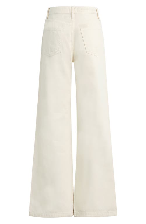 Favorite Daughter The Masha Super High Waist Wide Leg Jeans In Gardenia