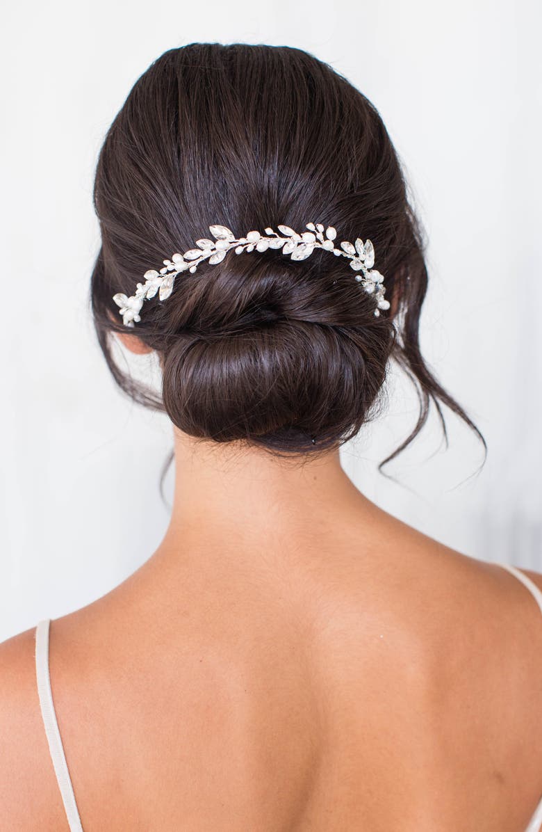 Brides & Hairpins Themis Halo Comb, Alternate, color, Gold
