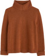 Seasalt Cornwall Braque Turtleneck Wool Blend Sweater