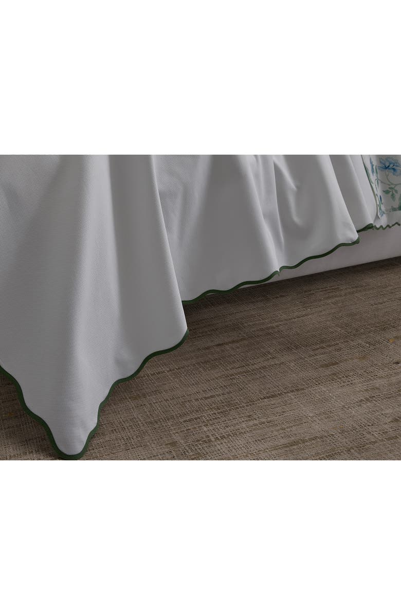Matouk Camilla Piqué Duvet Cover, Alternate, color, White