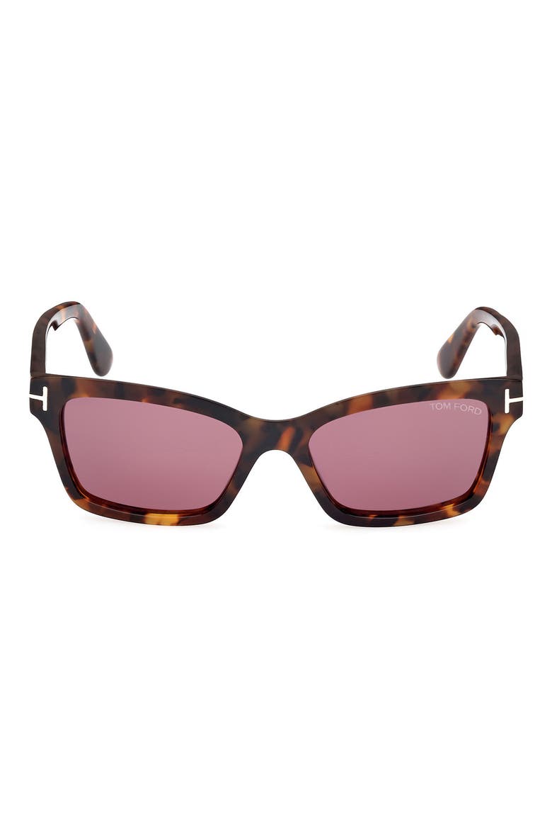 Mikel 54mm Square Sunglasses, Main, color, VINTAGE HAVANA / ECO / T LOGO