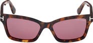 TOM FORD Mikel 54mm Square Sunglasses
