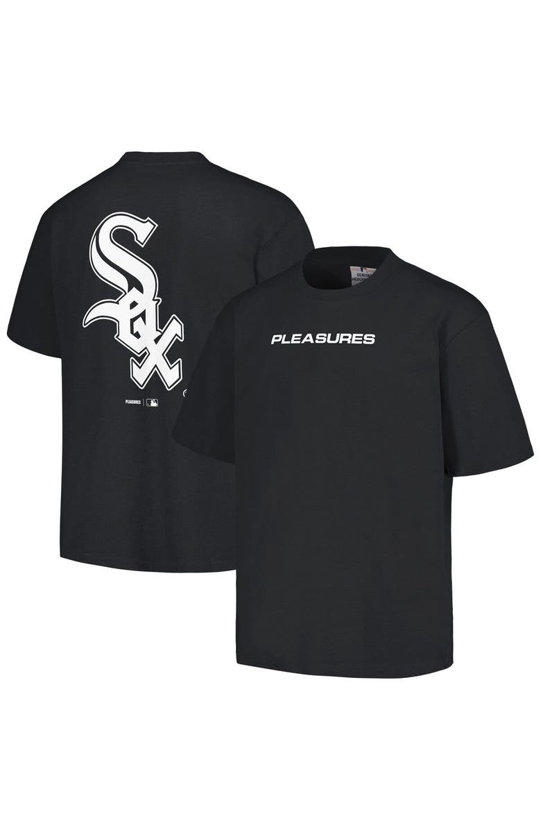 PLEASURES Men's PLEASURES  Black Chicago White Sox Ballpark T-Shirt, Main, color, Black