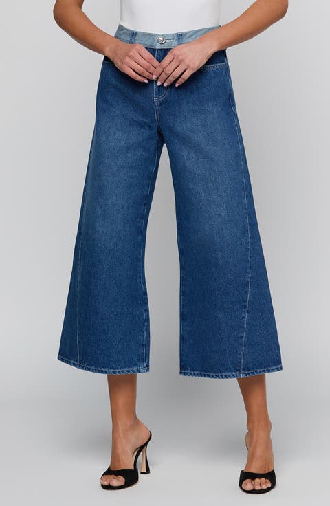 Bronte High Waist Crop Wide Leg Jeans