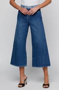L'AGENCE Bronte High Waist Crop Wide Leg Jeans