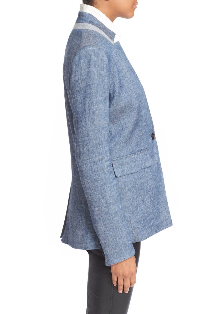 Veronica Beard 'Orchid' Jacket with Removable Dickey, Alternate, color, 