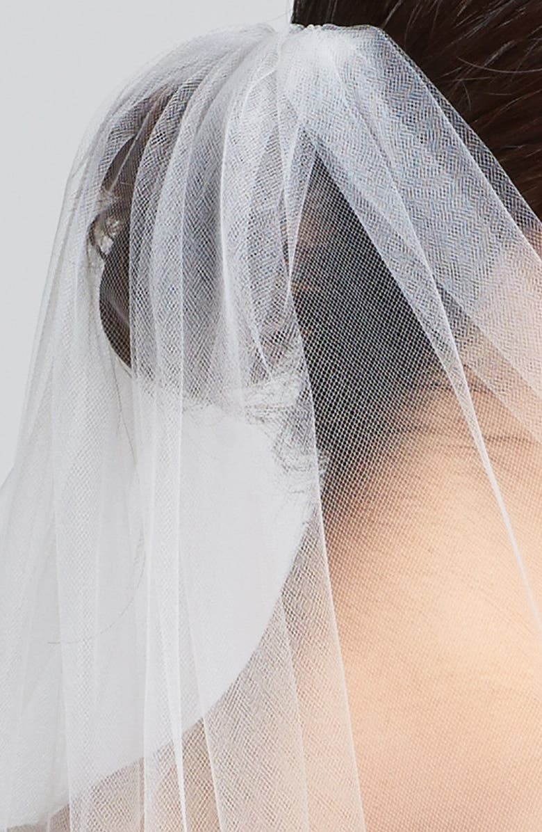 Wedding Belles New York 'Lola' Lace Border Veil, Alternate, color,