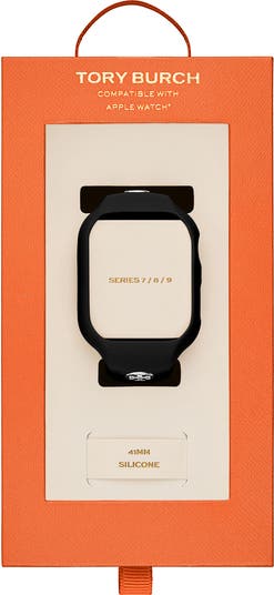 T Monogram Silicone Apple Watch<sup>®</sup> Watchband